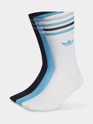 adidas Originals Unisex Solid Crew Multicolour Sock