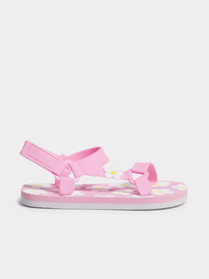 Jet Older Girls Design Adventure Pink Sandal