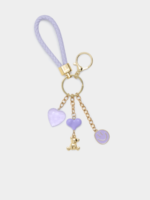 Women's Purple Heart Bag Charm