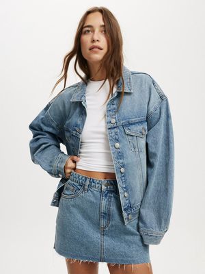 Women's Cotton On Blue Original Denim Jacket