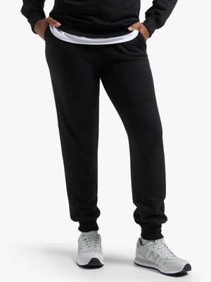 Jet Women's Regular Black Fleece Jogger