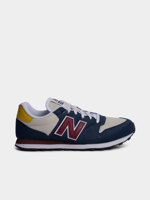 Mens New Balance 500 V2 Navy/White Sneaker