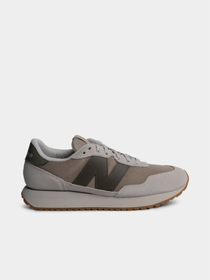 Mens New Balance 237 Green/Gold Sneaker