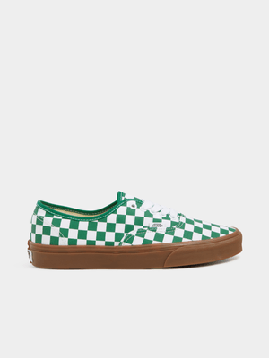 Vans Men's Authentic Checker Green/White Sneaker