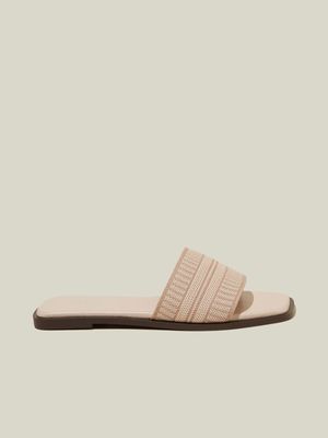 Women's Cotton On Cream Sicily Single Vamp Sandals