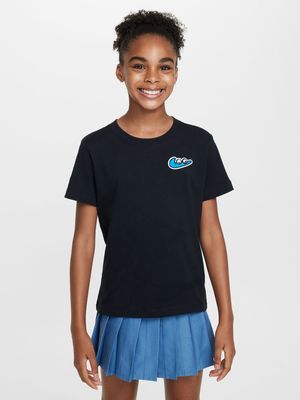 Nike Unisex Sportswear Swooshy Black T-Shirt