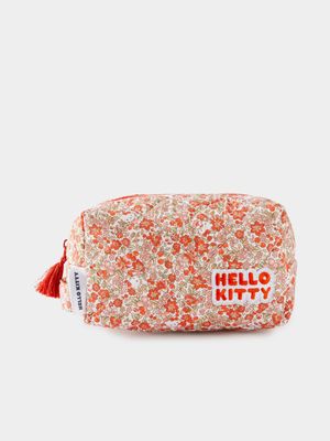 Cotton On Kids White & Orange  Licensed Toiletries Case