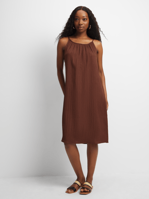 Jet Women's Brown Dress