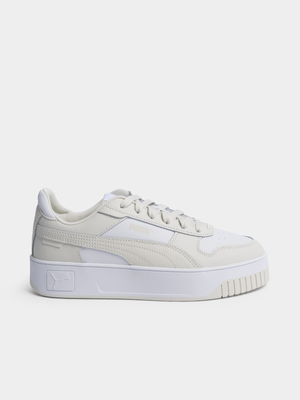 Women's Puma Carina Street White/Grey Sneaker