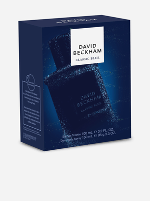 David Beckham Classic Blue Gift Set