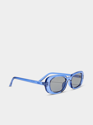 Men's Cotton On Blue Fluid Sunglasses