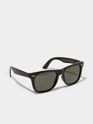 Men's Cotton On Black Beckley Polarized Sunglasses