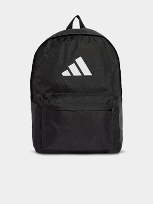 adidas Classic Back To School 3-Stripes Black Backpack