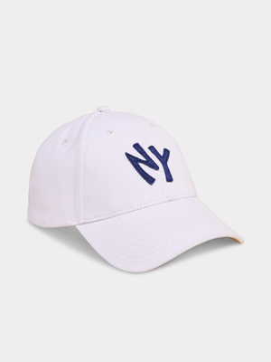 Men's Cotton On White 6 Panel Baseball Cap