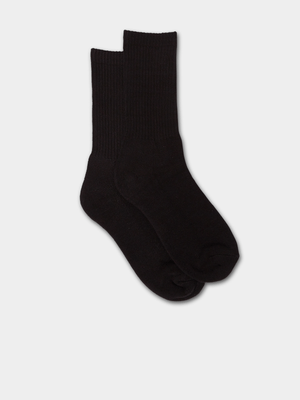 Men's Cotton On Black Essential Socks