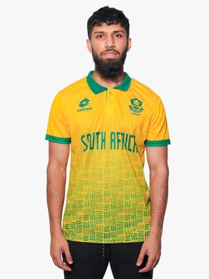 Mens Lotto Proteas T20 Yellow Jersey