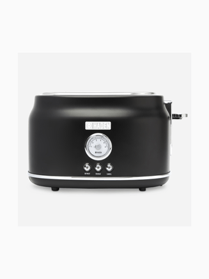 Haden Dorset Toaster Black & Silver 2 Slice