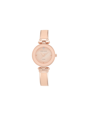 Anne Klein Ladies Blush Tone Bangle Watch