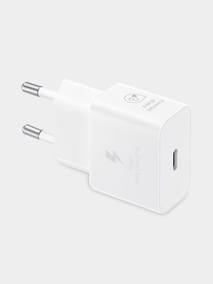 Samsung 1 Port Fast Travel Adapter With Type-C Cable 25W