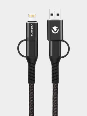 Volkano Weave 4-in-1 charge & data cable