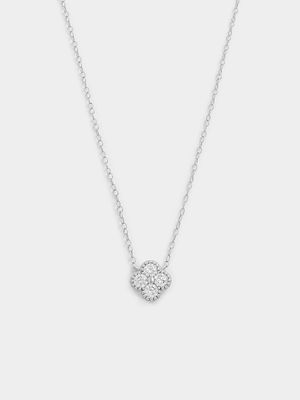 Chete Women's Clover Silver Necklace