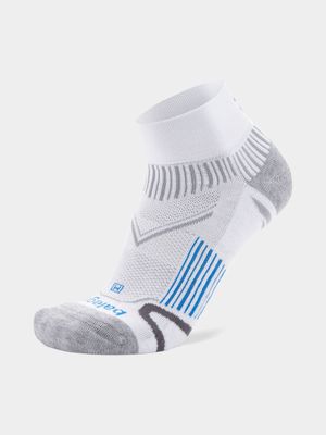 Balega Enduro Quarter White Anklet Socks