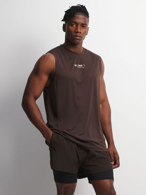 Mens TS Dri-Tech 2-In-1 Chocolate Run Shorts