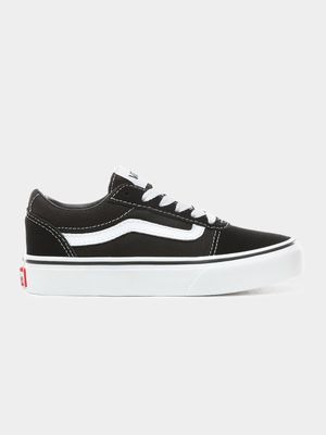 Junior Pre-School Vans Black/White Sneakers