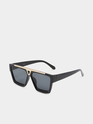 Men's Markham Lounger Black Sunglasses