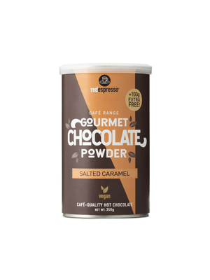 red espresso salted caramel hot chocolate tin 350g