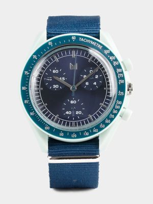 Men's Markham Casual Nato Blue Watch