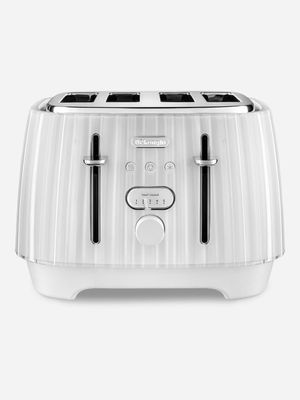 Delonghi Ballerina 4 slice Toaster White