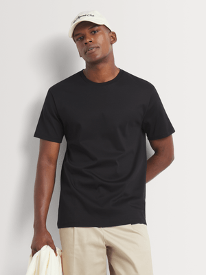 Men's Markham Premium Smart Black T-Shirt