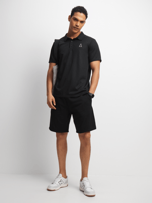 Mens APX Easy-Care Black  Golfer