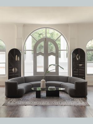 Cosmic Curved Sofa Sol Grey