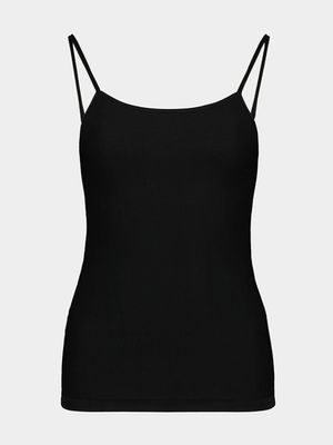 Women's Black Seamless Cami