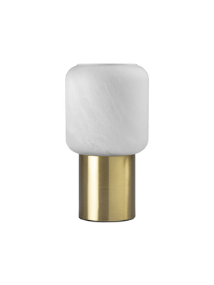 table lamp glass pod gold 25x13cm