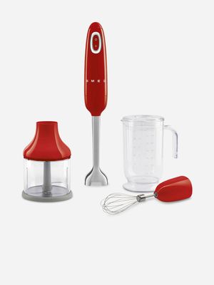 Smeg Retro Hand Blender Fiery Red