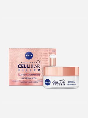 Nivea Hyaluron Cellular Filler Day Cream SPF 15 Elasticity Re-Densifying with Collagen & Elastin Booster 50ml