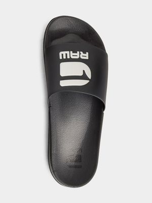 G-Star Men's Cart III Tonal Black Slide