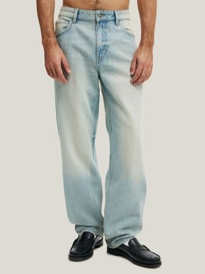 Men's Cotton On Blue Baggy Jeans