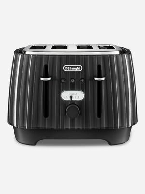 Delonghi Ballerina 4 Slice Toaster Black