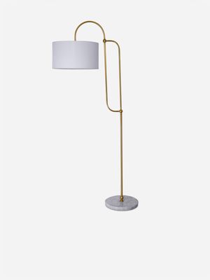 Gold Curves Floor Lamp