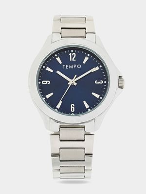 Tempo Men's Blue Analogue Watch