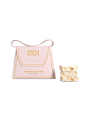 1701 roasted macadamia handbag pink 160g