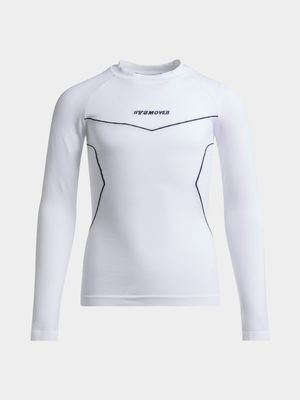 Boys TS Long Sleeve Baselayer White Top