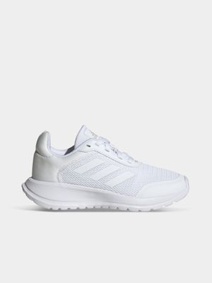 Junior Grade-School adidas Tensaur Run White Running Shoes