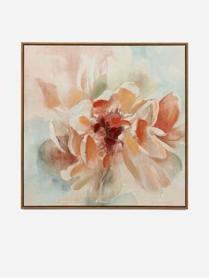 Pastel Peony Framed Art 80cm