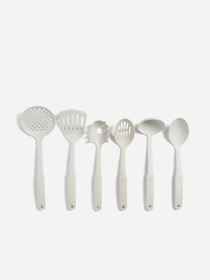 Jet Home Grey 6 Piece Utensil Set