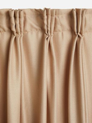 Jet Home Irish Cream Lyra Taped Lining Curtain